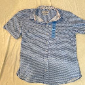 Nick Graham Mens Casual Button Down Size Large
